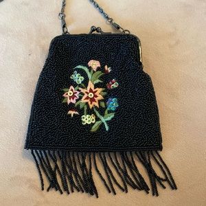 Precious, beaded, crossbody bag. VERY UNIQUE. Vintage! Made in USA.